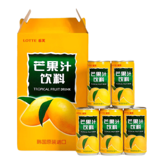 88VIP：乐天 芒果汁180ml*15 韩国饮料饮品网红
