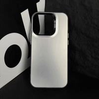 A 【防摔护机 简约高级】iPhone6-17系列 质感彩银质感苹果手机壳
