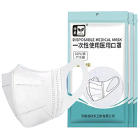 XIANGHE 祥禾 一次性使用医用外科口罩 10只*10袋 黑色