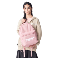 PUMA PHASE 077482 拼色印花 新婚粉 双肩背包