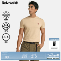 Timberland 官方男装短袖T恤夏季休闲透气修身|A2EKJ A2EKJY94/大地色 M