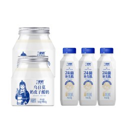 兰格格 乌日莫奶皮子酸奶620g*2+240g*3