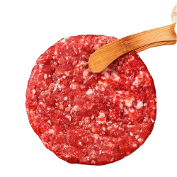 约巢 原切安格斯汉堡排 M5牛肉饼 100g*10片 1kg