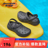 斯凯奇 泡泡鞋夏季洞洞鞋女鞋沙滩清凉增高透气涉水鞋111385