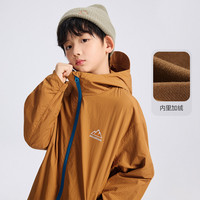 EBAER 防风软壳 连帽抓绒外套