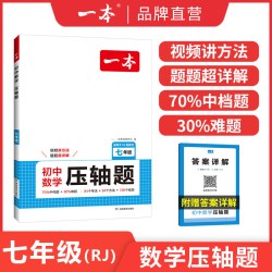 一本数学压轴题2026初中压轴题 一题多解带视频讲解