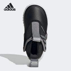 adidas 官方正品婴童加绒一脚蹬运动雪地靴海马鞋FZ5040