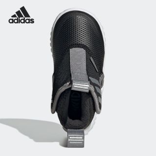 adidas 官方正品婴童加绒一脚蹬运动雪地靴海马鞋FZ5040
