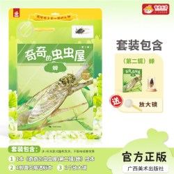 奇奇的虫虫屋第二辑正版图书3-6-9岁儿童节日生日礼物昆虫绘本科普书籍蝉标本小孩启蒙