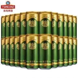 奥古特 青岛一厂高端精酿啤酒 330mL 24罐整箱装+赠330ml*6瓶白啤