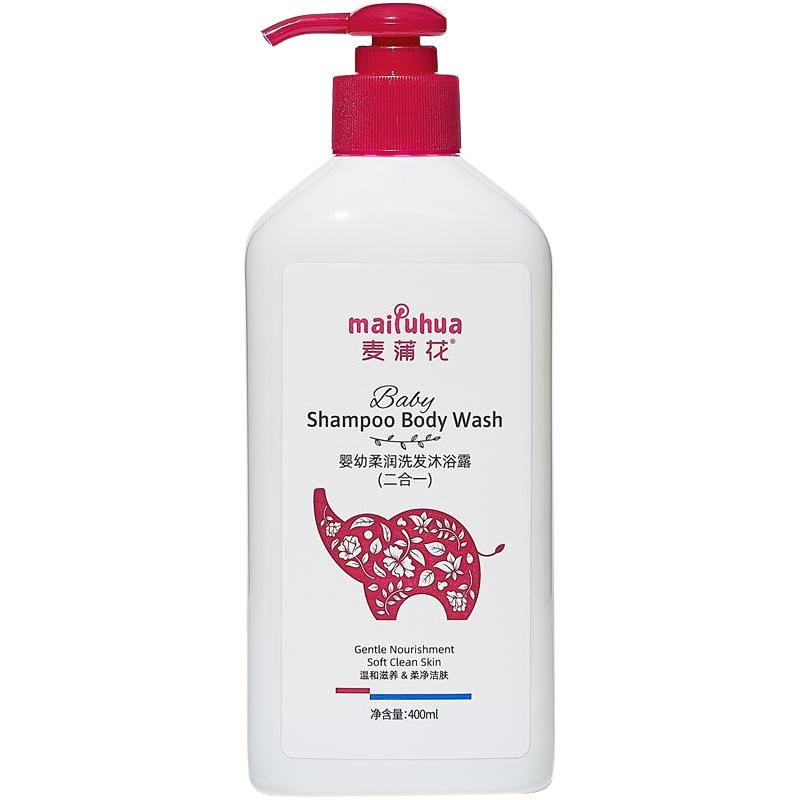 maipuhua 麦蒲花 柔润婴幼洗发沐浴露 400ml