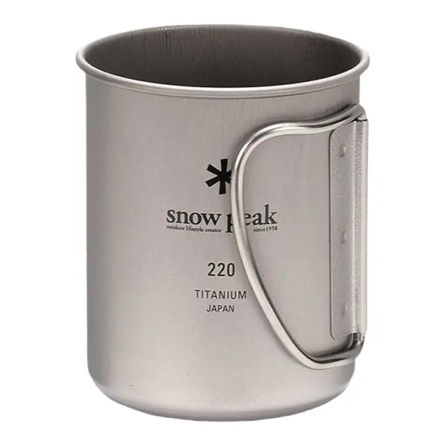 snow peak 钛金属单层杯