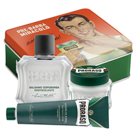 PRORASO 博拉索 凉感薄荷系列男士护肤礼盒装 (按摩霜100ml+剃须膏150ml+须后乳100ml)