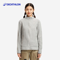 迪卡侬 徒步女士夹克 QUECHUA MH100 浅灰色 2956242 L