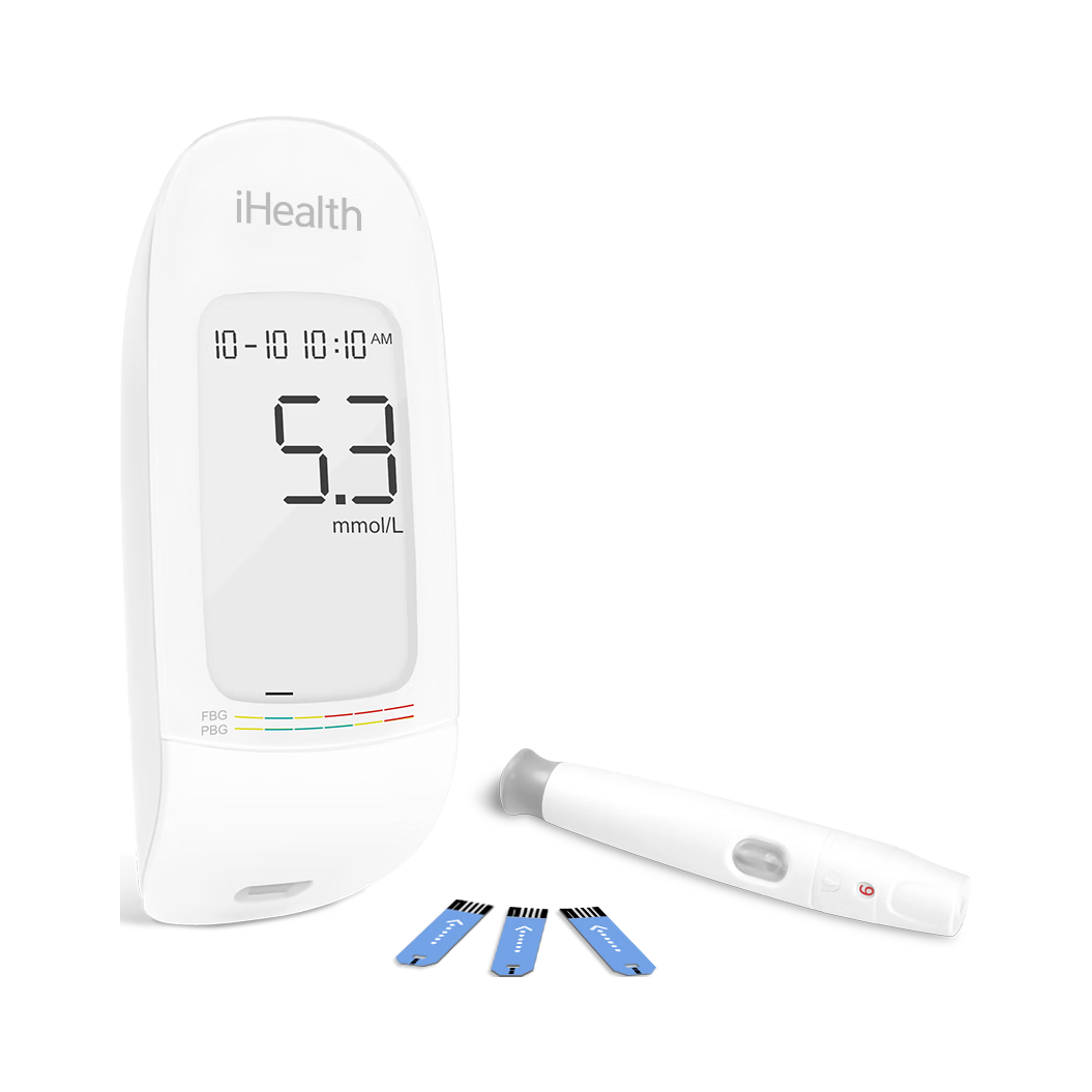 iHealth AG-607 血糖仪+100条试纸+100支采血针