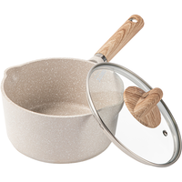 CaROTE 卡罗特 Cosy系列 奶锅(18cm、1.9L、铝合金、浅米色)