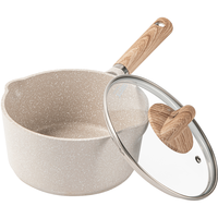 CaROTE 卡罗特 Cosy系列 奶锅(16cm、1.4L、铝合金、浅米色)