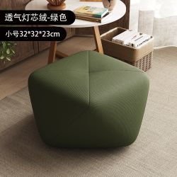 MAQILUN 玛奇伦 八角凳实木凳家用换鞋坐凳脚踏矮凳网红轻奢高级感衣帽间化妆坐凳