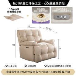 FA SA DI HOUSEHOLD 多功能单人沙发电动云朵摇椅客厅可睡可躺懒人沙发