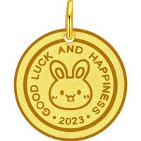 潮宏基 XPG30015783 生肖牛足金吊坠