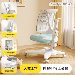 青节 儿童学习专用椅子背杆free座椅升降青少年矫正坐姿写字椅