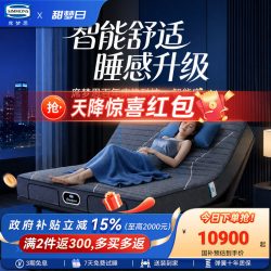 席梦思 智能电动床垫零重力多功能AI睡眠监测升降情侣双人
