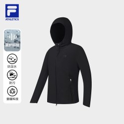 FILA 软壳丨FILA防泼水外套2026秋冬季新款女户外运动健身修身上衣