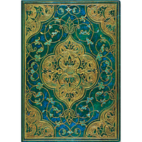 Paperblanks 绿松石年代记系列 小本有线笔记本 软皮版 绿色 单本装