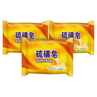 Jepoo 净泡 硫磺小苏打洗衣皂 75g*3块