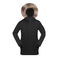 君羽 中性户外羽绒服 D52071 黑色 XXXL