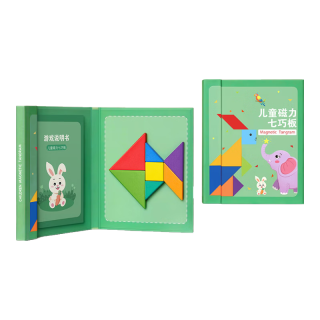 星星舟 磁力七巧板智力拼图小学生一年级性儿童教具幼儿园益智玩具二年级