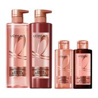 L'OREAL PARIS 巴黎欧莱雅 洗护套装 (强韧柔顺洗发露440ml+防脱精华液90ml)
