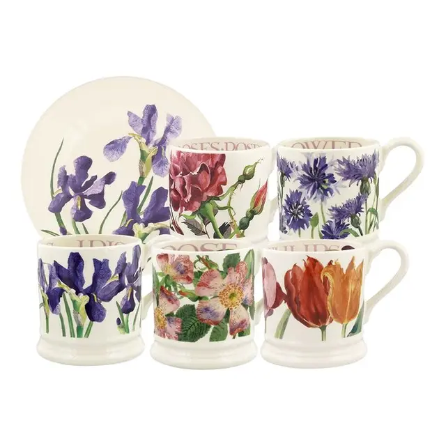 EMMA BRIDGEWATER 鸢尾蓝 陶瓷马克杯 300ml