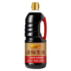 李锦记 特级金标生抽 0%添加防腐剂 1.54kg 酿造酱油