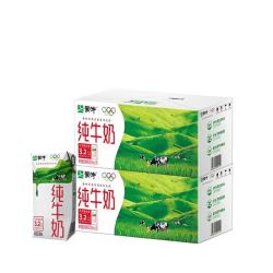 蒙牛 纯牛奶200ml*10盒*2箱