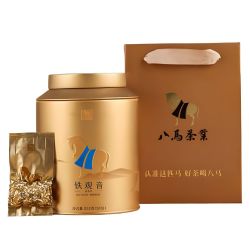 八马茶业 福建安溪铁观音 清香&浓香型 共2罐 504g 送礼袋