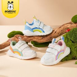BOBDOG HOUSE 巴布豆童鞋2024秋季小童宝宝鞋子轻便男女童学步鞋防滑机能鞋