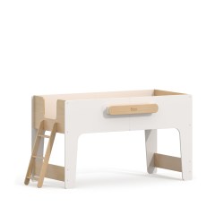Boori Kids Boori国际家具展新品首发实木莫兰迪色系拼接床上下床高架床预售