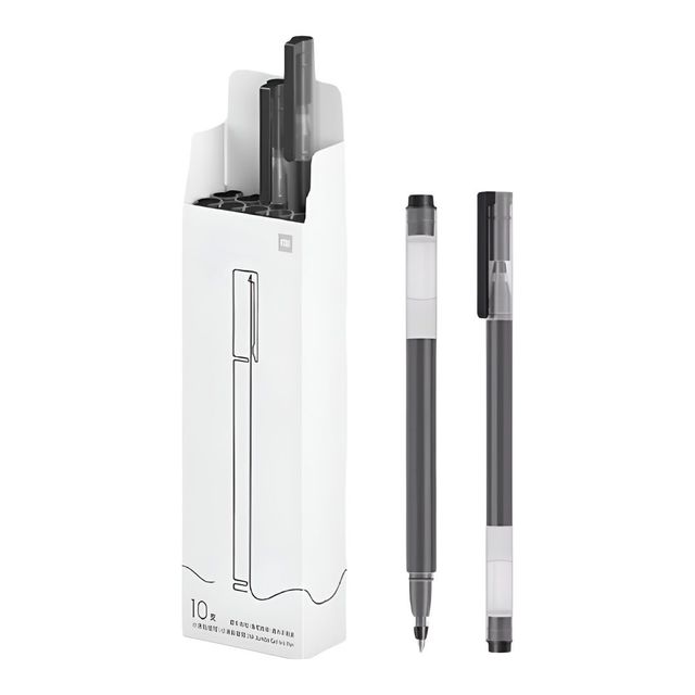 小米 巨能写 中性笔 黑色 0.5mm 10支装