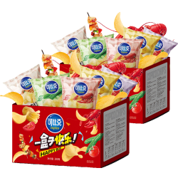 可比克 薯片混合口味出行解馋办公室分享零食下午茶露营