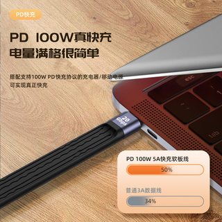 俊达利 Type-C转USB3.1 Gen2 OTG转换器 黑色