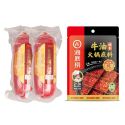 一食当家 老上海大红肠开袋即食300g*2风味熟食
