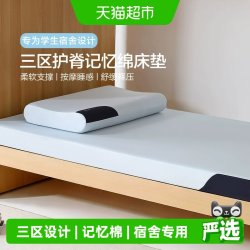 水星家纺 宿舍床垫学生单人租房专用榻榻米记忆棉家用床垫软薄褥子