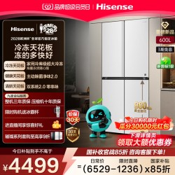海信 大冻梨系列 TR-600E7SCZKD 双系统超薄嵌入式十字四门冰箱