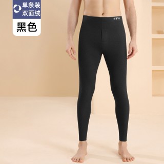雅鹿 无痕秋裤男士保暖打底裤薄款加绒德毛裤冬季大码男款线裤衬裤
