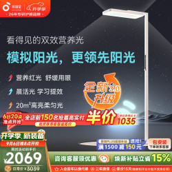 孩视宝 立式大路灯全光谱红光护眼儿童学生学习阅读家用落地台灯 营养双光谱护眼灯E5A