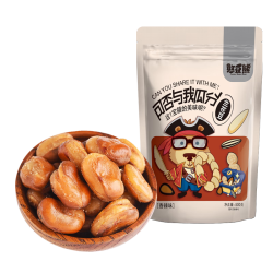 憨豆熊 香辣味兰花豆500g/袋 小零食下酒菜香酥馋豆炒货香辣味油炸蚕豆