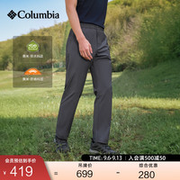 Columbia 户外26春夏新品男子UPF50防晒拒水干爽长裤 鲨鱼黑 2XL (190/86A)