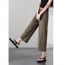 索菲丝尔 【运动阔腿】运动休闲阔腿裤女26夏季薄款时尚宽松百搭显瘦直筒裤