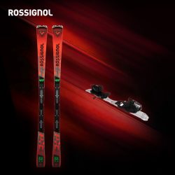 ROSSIGNOL 金鸡双板滑雪板男女红英雄HERO ELITE ST TI 竞技小回转